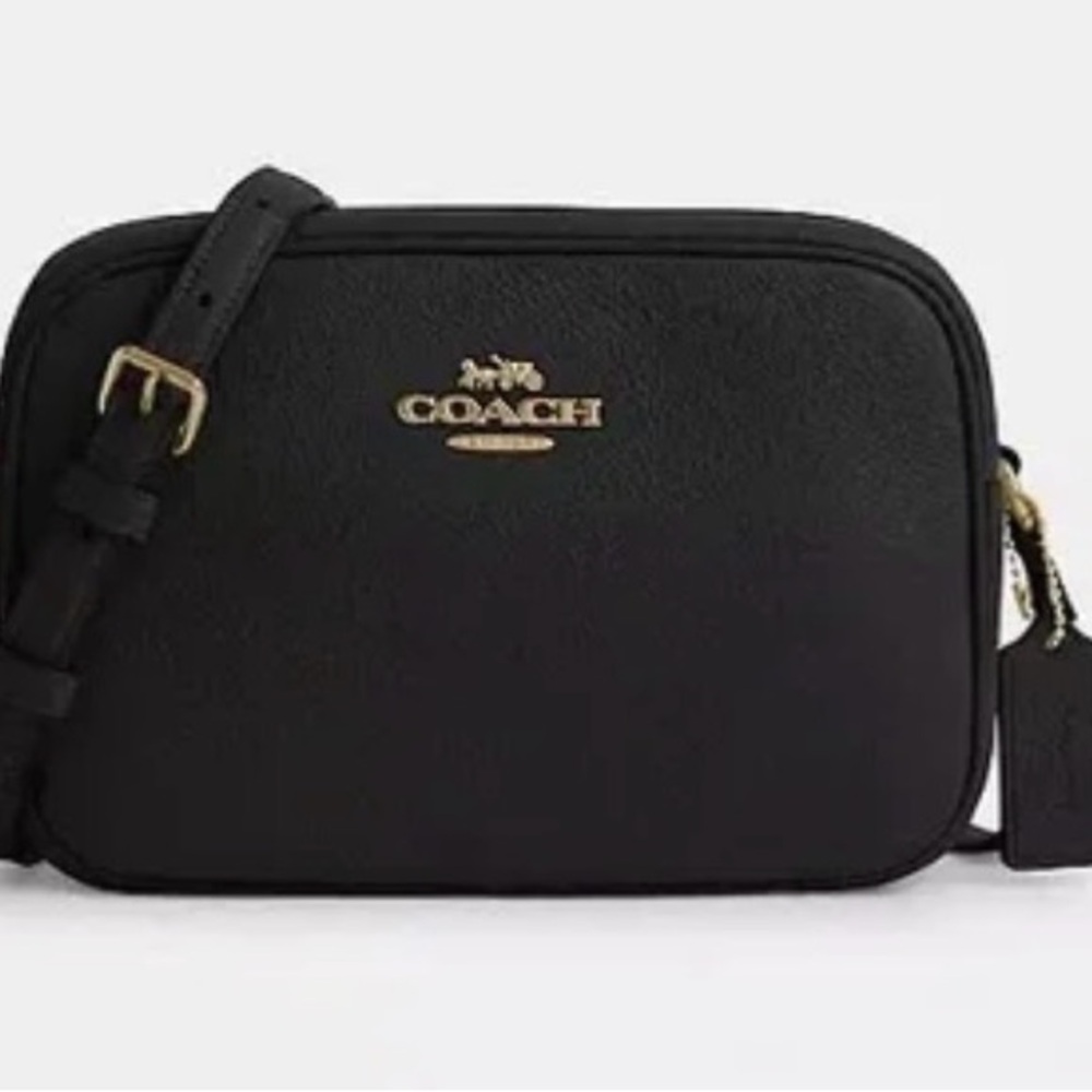 Coach Black Leather Shoulder Bag